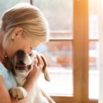 Dog Owner Kissing the Dog