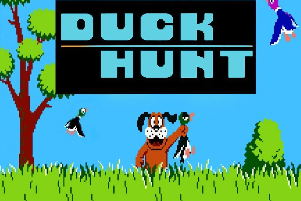 Duck Hunt Video Game Poster