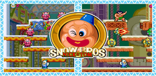 Snow Bros Video Game Poster