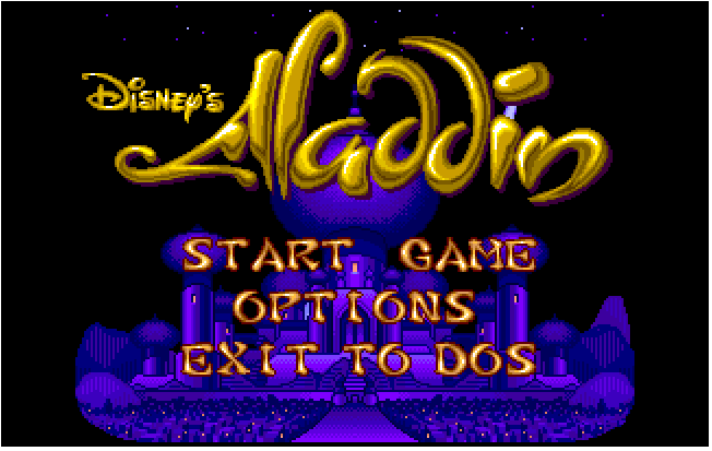 Aladdin Video Game Poster