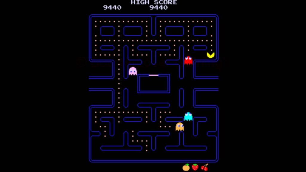 Pac Man Game Play Picture