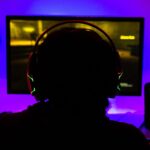 Person Playing Videogame