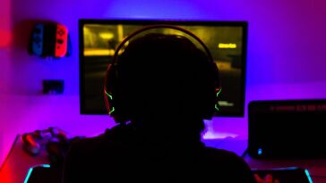 Person Playing Videogame